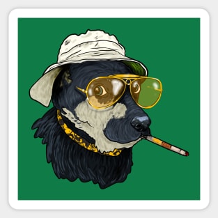 Hunter S Thompson Dog Sticker